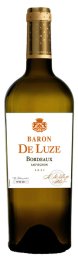 Vin Bordeaux Sauvignon vin blanc AOP en bouteille 75 cl DE LUZE - EpiSaveurs
