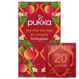 Infusion pomme sauvage, cannelle et gingembre BIO en boîte de 20 sachets PUKKA | Grossiste alimentaire | EpiSaveurs - 2