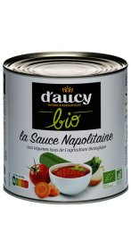 Sauce napolitaine BIO en boîte 3/1 D'AUCY | Grossiste alimentaire | EpiSaveurs