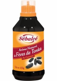 Arôme naturel de fève Tonka et caramel en bouteille 500 g SEBALCE | EpiSaveurs