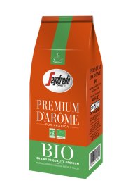 Café en grains Premium pur arabica BIO en paquet 500 g SEGAFREDO | EpiSaveurs