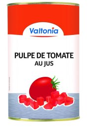 Pulpe de tomate en cube au jus en boîte 5/1 TOQUELIA | Grossiste alimentaire | EpiSaveurs