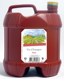 Vin d'Espagne rouge 11° en cubi 5 L FDL | Grossiste alimentaire | EpiSaveurs
