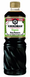 Sauce soja BIO en bouteille 1 L KIKKOMAN | Grossiste alimentaire | EpiSaveurs