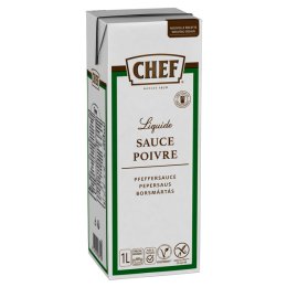 Sauce poivre en brique 1L CHEF | Grossiste alimentaire | EpiSaveurs