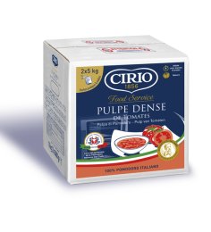 Pulpe de tomate dense en poche 5 kg CIRIO | EpiSaveurs