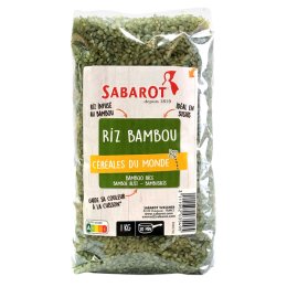 Riz bambou en sachet 1 kg SABAROT | Grossiste alimentaire | EpiSaveurs