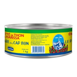 Miette de thon à la harissa en boîte 1 kg LE PHARE DU CAP BON | Grossiste alimentaire | EpiSaveurs