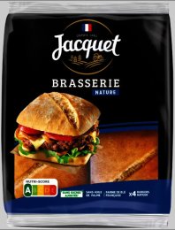 Pain burger brasserie en paquet 330 g JACQUET | Grossiste alimentaire | EpiSaveurs