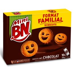 Biscuit fourré goût chocolat en étui 35 g BN | Grossiste alimentaire | EpiSaveurs