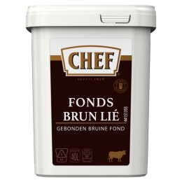 Fonds brun lié en boîte 600 g CHEF | Grossiste alimentaire | EpiSaveurs