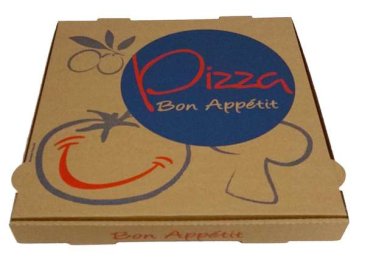 Boîte pizza 31 x 31 x 3,5 cm en colis de 100 STANIVALS | Grossiste alimentaire | EpiSaveurs