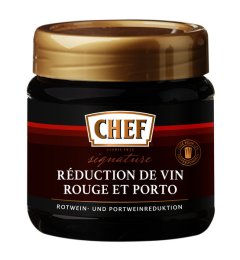 Réduction de vin rouge et Porto en pâte en pot 450 g CHEF | Grossiste alimentaire | EpiSaveurs