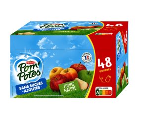Spécialité de pomme Pom'Potes en gourde 90 g MATERNE | Grossiste alimentaire | EpiSaveurs - 2