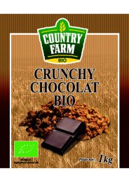 Crunchy chocolat BIO en sachet 1 kg COUNTRY FARM | Grossiste alimentaire | EpiSaveurs