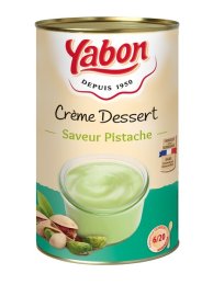 Crème dessert saveur pistache en boîte 5/1 YABON | EpiSaveurs
