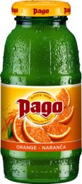 Nectar d'orange pulpé en bouteille verre 20 cl PAGO | Grossiste alimentaire | EpiSaveurs