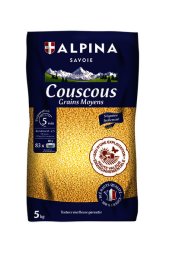 Couscous moyen HVE en sachet 5 kg ALPINA SAVOIE | Grossiste alimentaire | EpiSaveurs