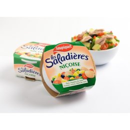 Saladière niçoise en coupelle 220 g SAUPIQUET | Grossiste alimentaire | EpiSaveurs