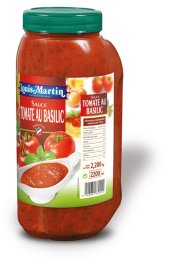 Sauce tomate basilic en bidon 2,2 kg LOUIS MARTIN | Grossiste alimentaire | EpiSaveurs