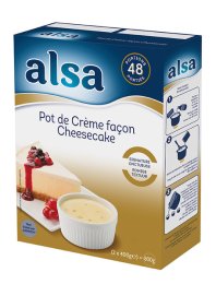 Pot de crème façon cheesecake en boîte 800 g ALSA | Grossiste alimentaire | EpiSaveurs