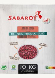 Haricot rouge en sac 10 kg SABAROT | EpiSaveurs