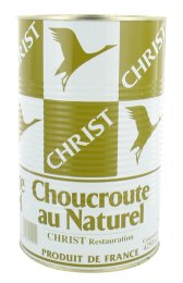 Choucroute au naturel en boîte 5/1 CHARLES CHRIST | Grossiste alimentaire | EpiSaveurs