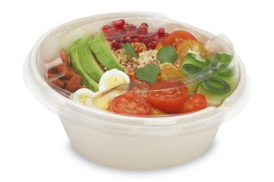 Bol salade avec couvercle 750 ml en sachet de 50 ALPHAFORM | Grossiste alimentaire | EpiSaveurs