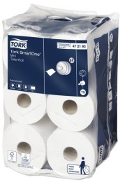 Papier toilette mini Ecolabel en rouleau TORK SMARTONE | EpiSaveurs
