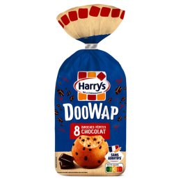 Brioche aux pépites de chocolat DooWap en paquet 320 g HARRYS | Grossiste alimentaire | EpiSaveurs
