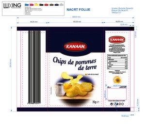 Chips nature en sachet 35 g KANAAN | EpiSaveurs