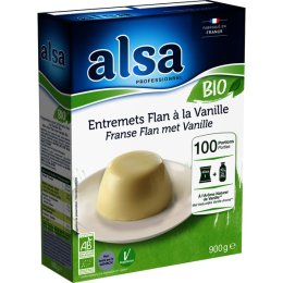 Préparation pour entremet flan vanille BIO en boîte 900 g ALSA | Grossiste alimentaire | EpiSaveurs