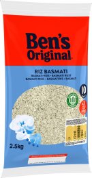 Riz Basmati en sac 2,5 kg BEN'S ORIGINAL | Grossiste alimentaire | EpiSaveurs