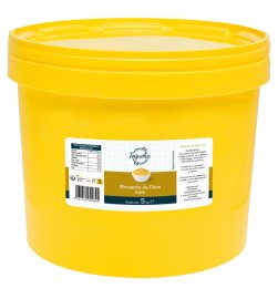 Moutarde forte de Dijon en seau 5 kg TOQUELIA | Grossiste alimentaire | EpiSaveurs