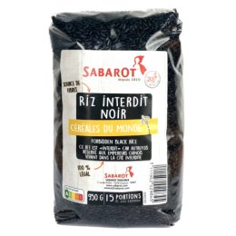 Riz noir "Interdit" en sachet 950 g SABAROT | EpiSaveurs