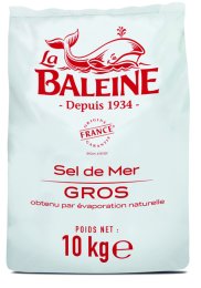Gros sel en sac 10 kg LA BALEINE | Grossiste alimentaire | EpiSaveurs