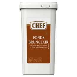 Fond brun clair en boîte 880 g CHEF | Grossiste alimentaire | EpiSaveurs