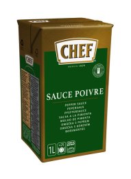 Sauce poivre en brique 1L CHEF | Grossiste alimentaire | EpiSaveurs