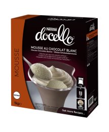 Mousse chocolat blanc en boîte 1 kg NESTLE DOCELLO | Grossiste alimentaire | EpiSaveurs