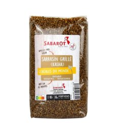 Sarrasin grillé Kasha en sachet 1 kg SABAROT | Grossiste alimentaire | EpiSaveurs