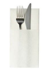 Serviette pochette blanc 40 x 40 R'Soft en paquet de 50 CGMP | Grossiste alimentaire | EpiSaveurs