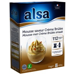 Mousse saveur crème brûlée en boîte 1 kg ALSA | Grossiste alimentaire | EpiSaveurs