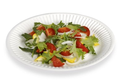 Assiette ronde blanche en sachet de 100 ALPHA FORM | Grossiste alimentaire | EpiSaveurs