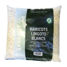 Haricots lingots blancs en sac 10 kg SABAROT | Grossiste alimentaire | EpiSaveurs