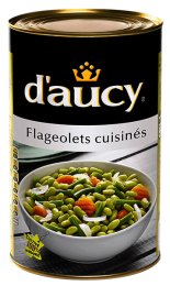 Flageolets, haricots verts, carottes et oignons en boîte 5/1 D'AUCY | Grossiste alimentaire | EpiSaveurs