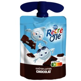 Goûter laitier au chocolat Récré Olé en gourde 85 g MONT BLANC | Grossiste alimentaire | EpiSaveurs