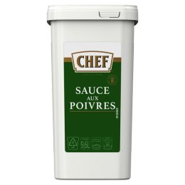 Sauce aux poivres en boîte 1,08 kg CHEF | Grossiste alimentaire | EpiSaveurs