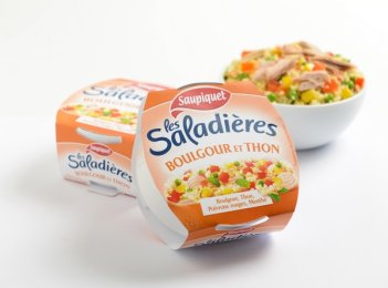 Saladière de boulgour et thon en boîte 220 g SAUPIQUET | Grossiste alimentaire | EpiSaveurs