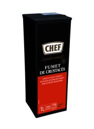 Fumet de crustacés en brique 1 L CHEF | Grossiste alimentaire | EpiSaveurs