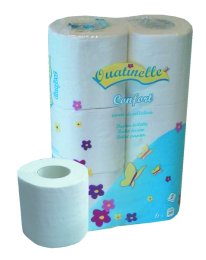 Papier toilette en rouleau domestique 200 formats Ouatinelle GLOBAL HYGIENE - EpiSaveurs